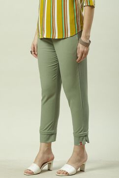 Green Bay Cotton Blend Solid Pant image number 2