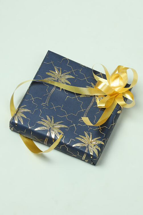 Navy Blue Gift Wrapping Paper at Biba India