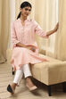 Black Cotton Blend Solid Straight Kurta image number 0