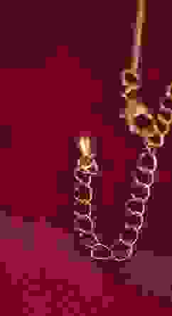 Gold Brass Necklace image number 4