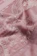 Old Rose Cotton Silk Embroidered A-Line Kurta Set image number 3