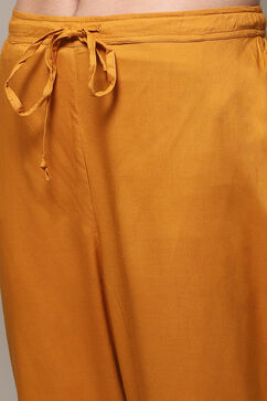 Ochre Rayon Flared 2 Piece Set image number 2