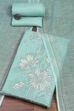 Yellow Linen Unstitched Suit Set image number 0