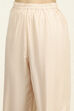 Cream-Colored Cotton Digital Printed Unstitched Suit Set image number 3