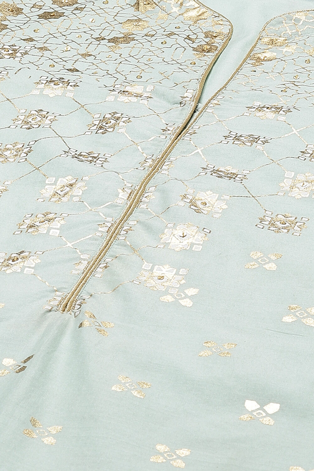 Sea Green Cotton Straight Kurta image number 1