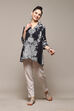 Black Rayon Straight Printed Shirt image number 0