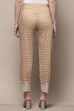 White Viscose Printed Narrow Pants image number 4