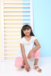 Ice Blue Cotton Straight Top image number 0