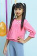 Pink Cotton Yoke Design Top image number 0