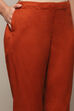 Blue Cotton Unstitched Suit Set image number 3