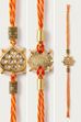 Yellow Lotus Mark Rakhi image number 0