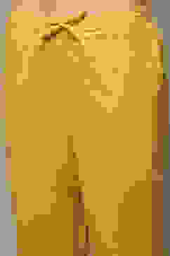 Yellow Cotton Blend Straight Kurta Suit Set image number 6