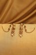 White Gold Plated Brass Kaanchain Earrings image number 2
