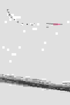 White Poly Organza Khadi Print Flared Lehenga Set image number 1