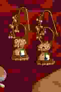Gold Brass Jhumka image number 0