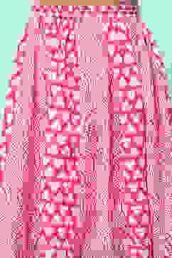 Pink Polyester Straight Printed Suit Set image number 2