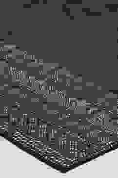 Black Polyester Printed Dupatta image number 1