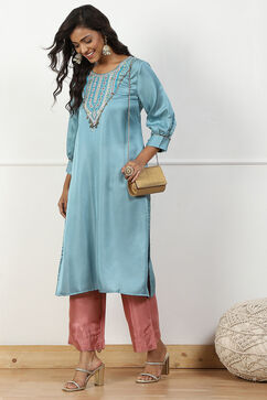 Green Shantoon Palazzo Pants image number 0