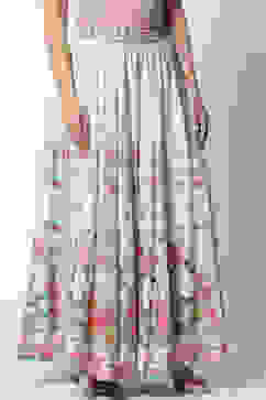 Green Art Silk Skirts image number 2