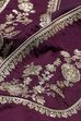Purple Cotton Silk Kalidar Dress image number 2