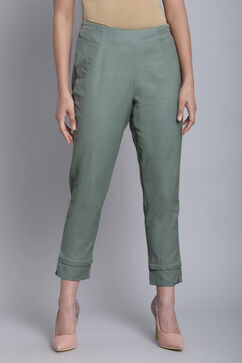 Green Bay Cotton Blend Solid Pant image number 0