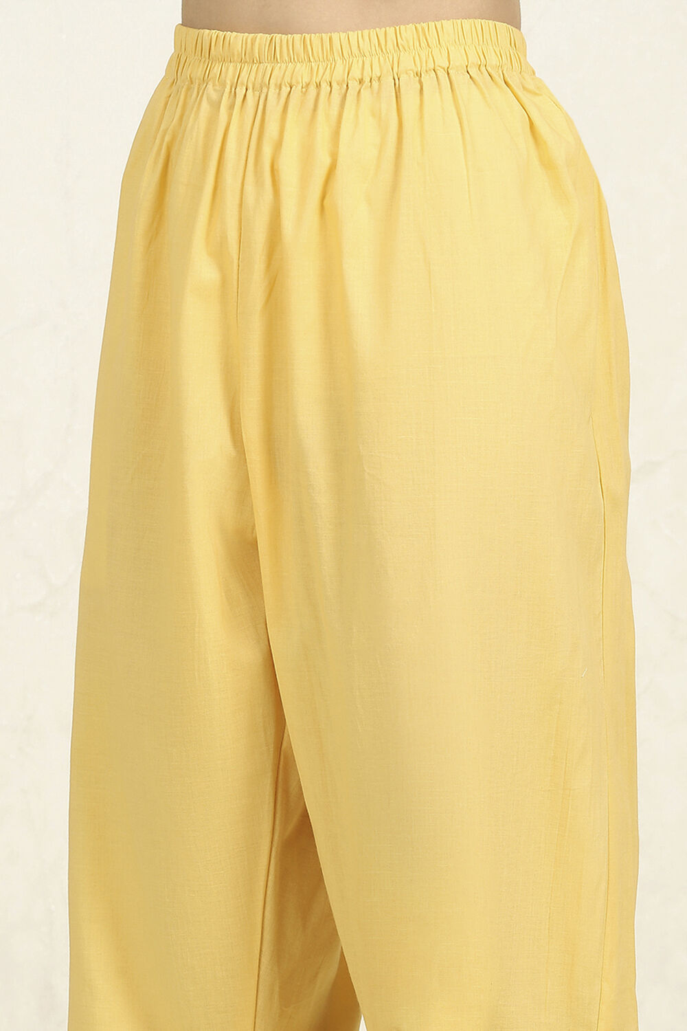 Blue and White Printed Cotton Unstitched Suit Set image number 3