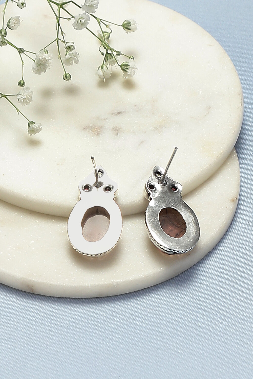 Brown Brass Earrings image number 2