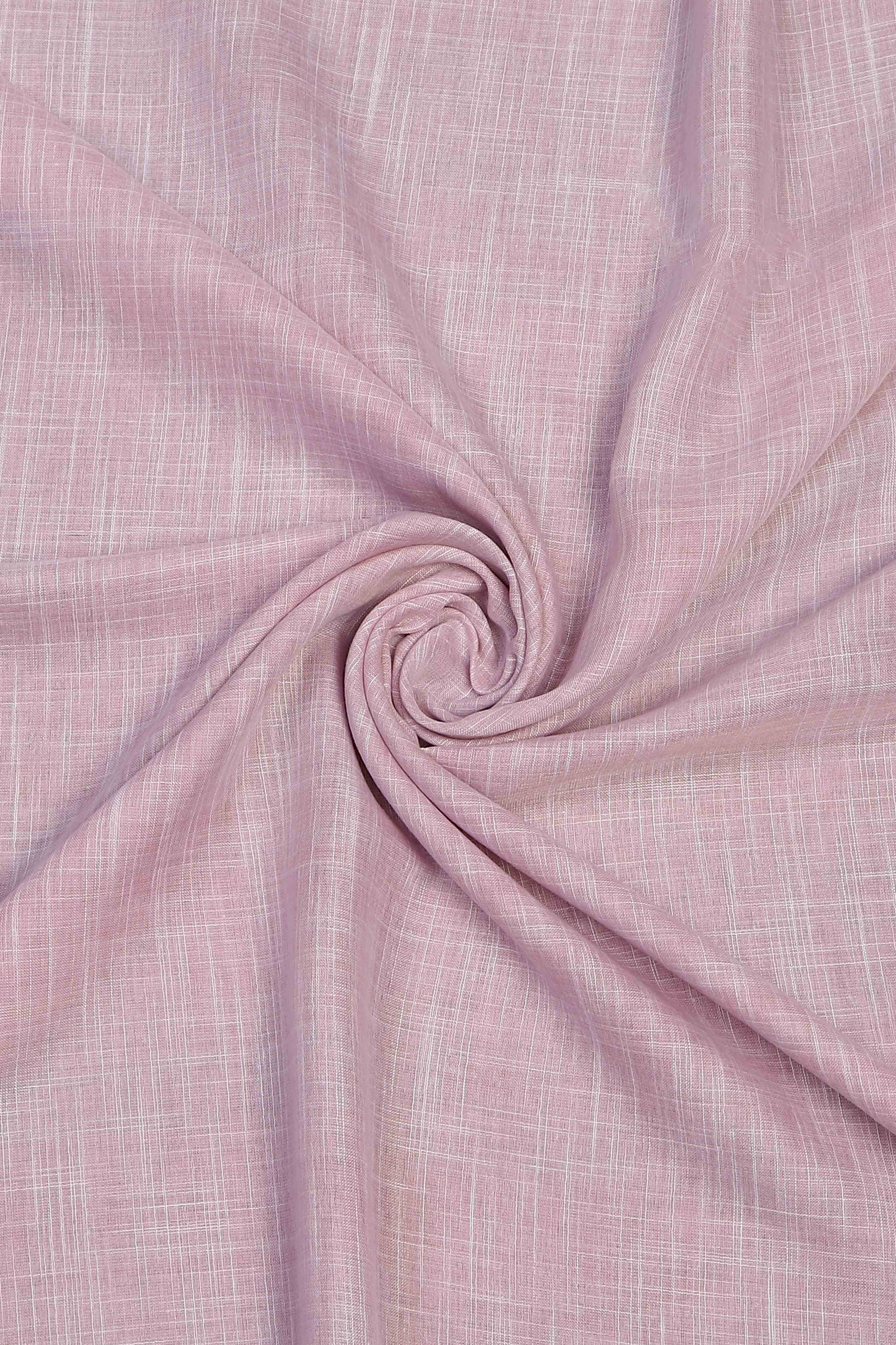 Fawn Linen Unstitched Suit Set image number 2