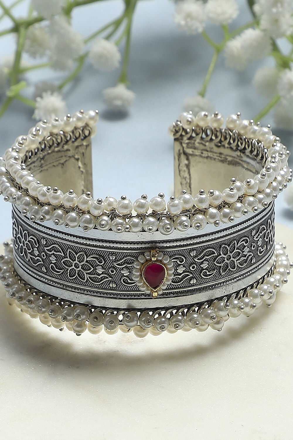 Silver Brass Bracelet image number 0