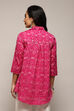 Cham Blue Ikat Straight Yarndyed Shirt image number 4