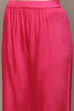 Pink Muslin Digital Print Unstitched Suit Set image number 3