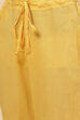 Yellow Art Silk Straight Kurta Regular Pant Suit Set image number 3