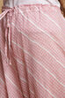 Dusky Pink Cotton Straight Kurta Palazzo Suit Set image number 3