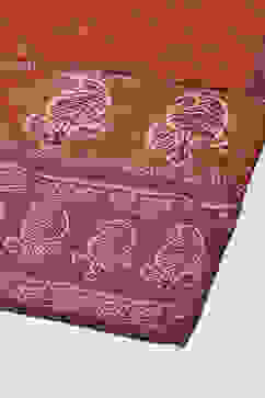 Rust LIVA Printed Palazzo Kurta Palazzo Suit Set image number 3