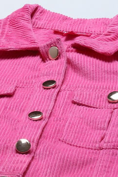 Pink Cotton Jacket image number 1