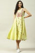 Lime LIVA A Line Dress image number 0