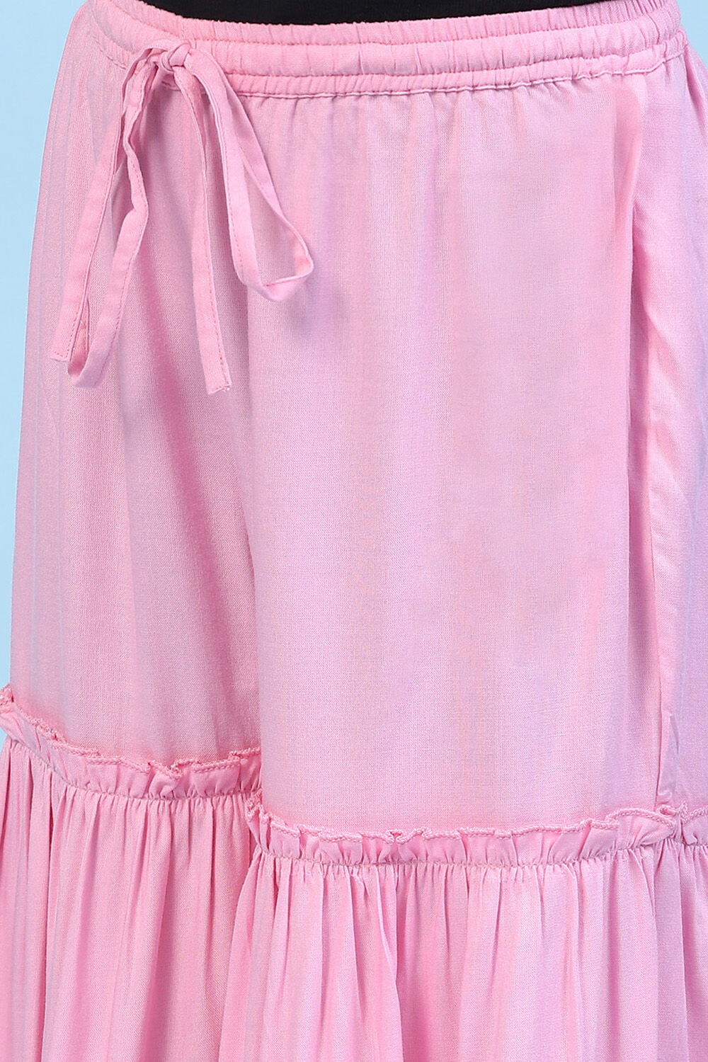 Pink Rayon Straight Printed Kurta Set image number 2