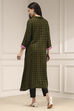 Indigo Blue Viscose Straight Printed Kurta image number 3