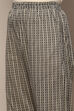 Grey Cotton African Screen Printed Unstitched Suit Set image number 3