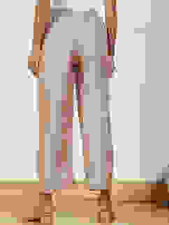 Beige Solid Mid-Rise Straight Palazzo image number 5