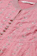 Blush Pink Cotton Anarkali Kurta Lehenga Suit Set image number 1