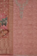 Coral Chanderi Printed Unstitched Suit Set image number 1