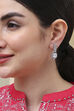 White Alloy Drop & Danglers image number 1