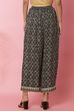 Black Viscose Palazzo Pants image number 5