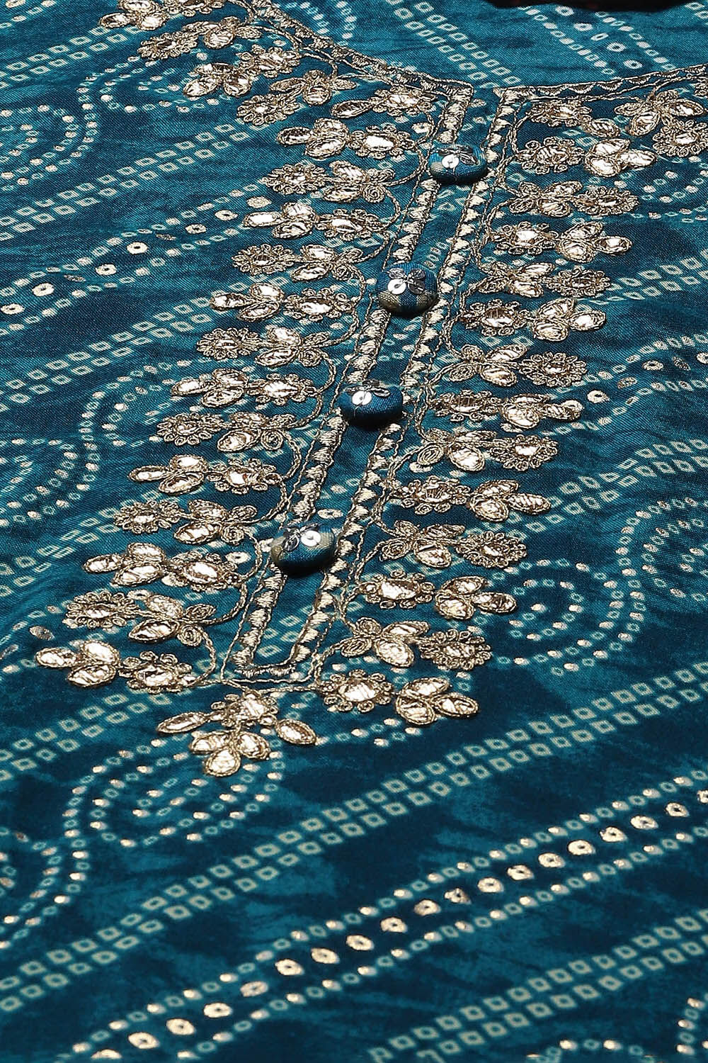 Red Rayon Straight Printed Kurta image number 1