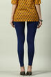 Black Viscose Lycra Solid Leggings image number 4