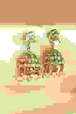 Champagne Alloy Jhumka image number 2