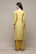 Mustard Muslin Digital Print Unstitched Suit Set image number 5