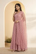 Pink Polyester Straight Suit Set image number 2
