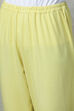 Yellow Cotton Anarkali Suit image number 4